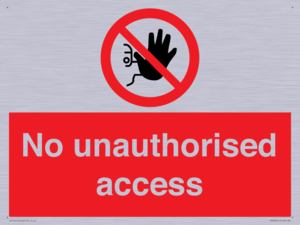 No unauthorised access